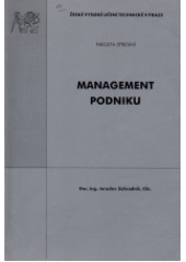 kniha Management podniku, ČVUT 2003