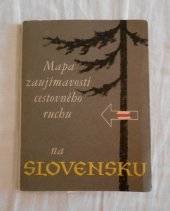 kniha Mapa zaujímavostí cestovného ruchu na Slovensku, Orbis 1957