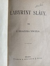 kniha Labyrint slávy, J. Otto 1906