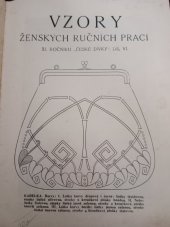 kniha Vzory ženských ručních prací Příloha "České dívky", Al. Holub 1935