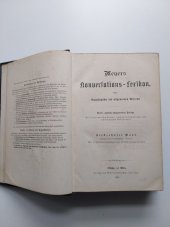 kniha Meyers Konversations-Lexikon 17., Bibliographisches Institut 1890