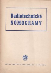 kniha Radiotechnické nomogramy, Svazarm 1953