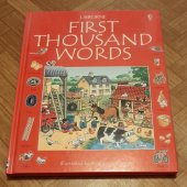 kniha First thousand words, Usborne Publishing 1996