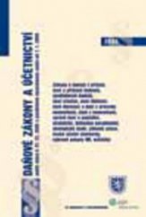 kniha Daňové zákony a účetnictví podle stavu k 31.12.2008 s paralelním vyznačením změn od 1.1.2009 : zákony o daních z příjmů, dani z přidané hodnoty, spotřebních daních, dani silniční, dani dědické, darovací a z převodu nemovitostí, dani z nemovitostí, správě daní a poplatků, účetnictví, Komora daňových poradců České republiky 2009