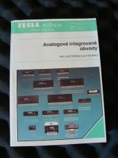 kniha Analogové integrované obvody Pro spotřební elektroniku, Tesla Rožnov 1990