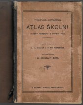 kniha Historicko-zeměpisný atlas školní starého, středního a nového věku , Praha Neubert a synové  1921