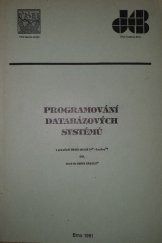 kniha Programování databázových systémů, Dům techniky 1991