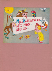 kniha Malé Máji slavný den, něco pravda, něco sen pohádka Emana Horníka, Zápotočný a spol. 1937