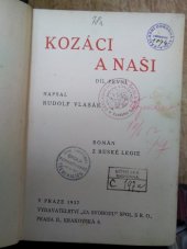 kniha Kozáci a naši Díl první román z ruské legie., Za svobodu 1937
