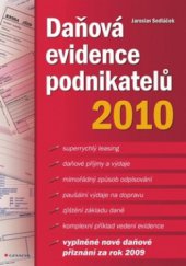 kniha Daňová evidence podnikatelů 2010, Grada 2010