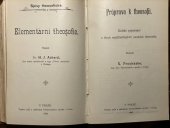 kniha Elementární theosofie, Vydáno péčí a nákladem Theosofického spolku 1898