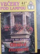 kniha Večery pod lampou  Ohnivé znamení , Ivo Železný  1996