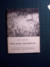 kniha Půdní poměry Jizerských hor, Severočeské museum - přírodovědecké oddělení 1968