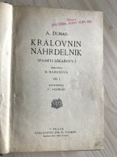 kniha Paměti lékařovy  Díl VI.  - Královnin náhrdelník sv. I. , Jos. R. Vilímek 1912