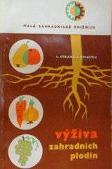 kniha Výživa zahradních plodin, SZN 1963