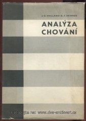 kniha Analýza chování autoinstrukční program, SPN 1968