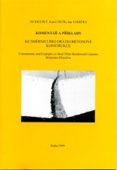 kniha Komentář a příklady ke Směrnici pro drátkobetonové konstrukce, Sdružení KTV 1999