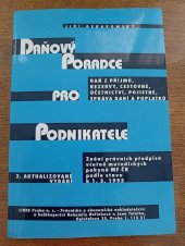 kniha Daňový poradce pro podnikatele Daň z příjmů, rezervy, cestovné, účetnictví, pojistné, správa daní a poplatků : Úplné znění právních předpisů včetně metodických pokynů MF ČR podle stavu ke dni 1. 1. 1995, Linde 1995