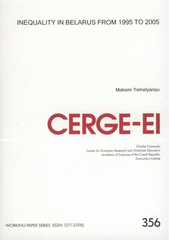 kniha Inequality in Belarus from 1995 to 2005, CERGE-EI 2008