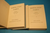 kniha Maršál Foch: Paměti 1.díl Příspěvek k dějinám války 1914-1918, Vladimír Orel 1931