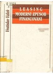 kniha Leasing - moderní způsob financování, Management Press 1992