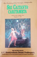 kniha Sri Caitanya Caritamrta 3.2 Antya Lila Volume Two, The Bhaktivedanta Book Trust - International 1996