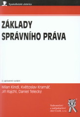 kniha Základy správního práva, Aleš Čeněk 2009