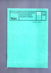 kniha Narušování přírodních biogeochemických koloběhů člověkem, Academia 1980