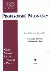 kniha Leonardo da Vinci and Benedikt Ried = Leonardo da Vinci a Benedikt Ried, ČVUT 2008