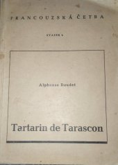 kniha Francouzská četba, svazek 4. Tartarin de Taracon, Státní nakladatelství v Praze  1947