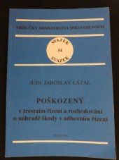 kniha Poškozený v trestním řízení a rozhodování o náhradě škody v adhezním řízení, Ministerstvo spravedlnosti 1994