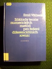 kniha Základy teorie numerických metod pro řešení diferenciálních rovnic, Academia 1994