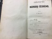 kniha Dějepis národu českého. Díl I., - (Od nejstarších dob až do přijetí Sigmunda za krále r. 1436), Jaroslav Pospíšil 1864