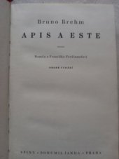 kniha Apis a Este Román o Františku Ferdinandovi, Sfinx, Bohumil Janda 1940