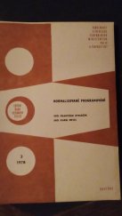 kniha Normalizované programování, Resortní vzdělávací středisko Federálního ministerstva paliv a energetiky 1978