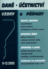 kniha Daně, účetnictví vzory a případy., Poradce 2005