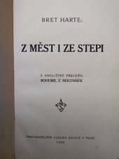 kniha Z měst i ze stepi, Alois Srdce 1920