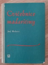 kniha Cvičebnice maďarštiny, Státní pedagogické nakladatelství 1957