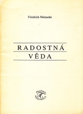 kniha Radostná věda, Pražská imaginace 1991