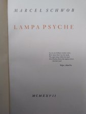 kniha Lampa Psyche, Ot. Štorch-Marien 1927