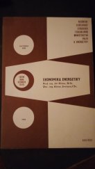 kniha Ekonomika energetiky, Resortní vzdělávací středisko Federálního ministerstva paliv a energetiky 1982