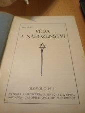 kniha Věda a náboženství, Pozor 1911