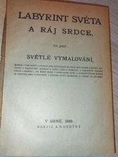 kniha Labyrint světa a ráj srdce , Barvič a Novotný 1920