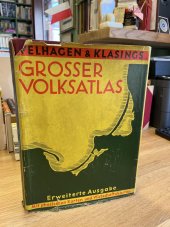 kniha Velhagen & Klasings, Grosser Volksatlas, Bielefeld und Leipzig 1941