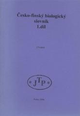 kniha Česko-finský biologický slovník, JTP 2006