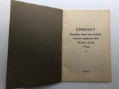 kniha Stanovy Pensijního ústavu pro úředníky Akciové společnosti dříve Škodovy závody v Praze 1929-1935, [Pensijní ústav pro úředníky Akciové společnosti dříve Škodovy závody v Praze] 1935