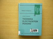 kniha Technika elektrických pohonů, SNTL 1983