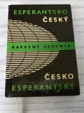 kniha Esperantsko-český a česko-esperantský kapesní slovník , SPN 1964