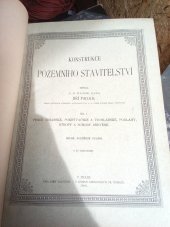 kniha Pozemní stavitelství  Díl 2. 1900