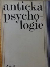 kniha Antická psychologie, Státní pedagogické nakladatelství 1972